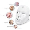 Ansiktsvårdsenheter Trådlös Pon Therapy Skin Rejuvenation Luminoterapi LED Mask USB Ladda 7 Färger Beauty Device Home Use 230617