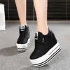 Dress Shoes High Heels Chunky Sneakers Women Spring/Autumn Platform Thick Bottom Height Increasing Casual Shoes Woman Fashion Tennis Female L230717