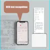 Máquina portátil para fazer etiquetas BT Impressora de adesivos de código QR Impressoras de código de barras Study 200DPI