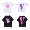 Erkek Tasarımcı T Shirt V Mektup Baskı Tees Büyük V Kadınlar Kısa Kollu Hip Hop Stili Siyah Beyaz T-Shirts Tees S-XL