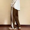 Baggy Heren Straight-Leg Kleding Streetwear Bodems Harajuku Broek Joggingbroek Hop Mode Man Voor Broek Hip Gestreept