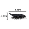 False Eyelashes 4 Pairs False Eyelashes Eyeliner Sticker Self-Adhesive Cat Eyes Strips Reusable Waterproof Shiny Eyeliner Stickers Makeup Tools J230717