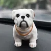 Decorações de interiores Cachorro balançando a cabeça boneca tigre simulação de resina cachorro brinquedo painel decoração enfeites de carro acessórios de carro de menina bonita x0718