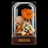 Блоки Новые музыкальные строительные блоки Eternal Flower Rose Building Block Creative Decorting Piece Piece День святого Валентина Подарок на день рождения R230718