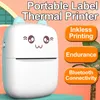 Mini Portable Label Thermal Printer HD Endurance Bluetooth Print Pocket Student Titel Error Fel Obs Po Inkless Printing Q