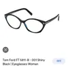 Tom-Fords Cats Eye Eye Sunglasse for Men and Women Plate Plate Gasses Greazes Sunglasses Riding Blue Light