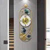 Wandklokken Moderne Eenvoudige Woonkamer Huishouden Klok Mute Art Horloge Creatief Licht Luxe Nordic Decoratief Opknoping