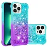 Étuis à paillettes antichoc dégradé de sable mouvant liquide pour Iphone 15 14 13 Pro Max 12 11 ro XR XS MAX 7 8 SE Samsung A12 A22 A13 A14 A23 A53 A32 A33 A34 A54 S21 S22 S23 Ultra S23 FE