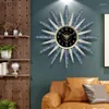Wall Clocks European Style Clock Living Room Fashion Home Creative Atmosphere Bedroom Art Silent Light Luxury Watch
