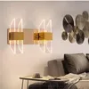 Vägglampa modern akryl ledande lampor inomhus belysning dekor badrum ljus hem gång