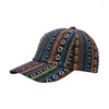 Ball Caps retro baseball czapka boho w stylu Outdoor Suncreen Sun Hat Men and Women Street Leisure Wild