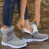 Winter Women Fur Warm Chelsea Snow Boots Casual Shoes New Short Plush Suede Ankle Boots Flats Gladiator Sport Ladies Botas mujer L230704