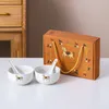 Regalo di fornitura diretta in fabbrica Nuova presa di fabbrica di stoviglie in ceramica artigianale creativa per la casa