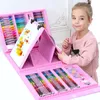 Watercolor Brush Pens Educational Toys 42-208PCS Children Art Painting Set Watercolor Pencil Crayon Water Pen Drawing Board Doodle Supplies Kids Gift 230718