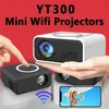 Other Projector Accessories YT300 LED Mobile Video Mini Projector Home Theater Media Player Kids Gift Cinema Wired Same Screen Projector For Iphone Android x0717 x0