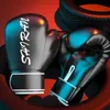 Protective Gear Men's Boxing Gloves PU Leather Muay Thai Punching Bag MMA Kickboxing Pro Grade Sparring Training Fight Gloves for Men and Women HKD230718