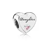 Andy Jewel Pandora Mothers day gift 925 Sterling Silver Beads Daughter'S Love Charm Fits European Pandora Style Brand Bracele245s
