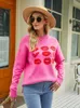 Damenpullover Fitshinling Lips Pullover für Frauen Winterkleidung 2023 Strickoberteile Korean Fashion Slim Jumper Female Kaii Pullover Pulls New L230718