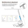 Other Home Decor LAOPAO 10W QI Wireless Charging LED Desk Lamp With Calendar Temperature Alarm Clock Eye Protect Study Business Light Table 230717