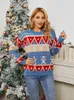 Chandails pour femmes Fitshinling Joyeux Noël Chandails Pour Femmes Bonhomme De Neige Ugly Pulls Vêtements D'hiver Hauts En Tricot 2022 Nouvel An Noël Pull Pull L230718