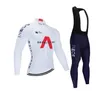 Cykeltröja sätter Mens Long Sleeve Suit Set Breattable Mountain Bike Wear 230717