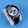 Mens watches ice blue navitimer orologio di lusso durable black brown leather strap montres simple business fashion watches formal big dial dh010 C23