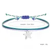 Link Bracelets Meetvii Bohemian Style Star Pendant For Women Hand-woven Wax Thread Braided Summer Beach Jewelry