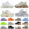 Ontwerper Triple S Sneakers Heren Dames Casual Schoenen Clear Sole Platform Sneaker Wit Zwart Grijs Rood Roze Blauw Royal Neon Green Outdoor Old Dad Trainers Maat 35-45