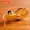 Zorro – briquet à huile de Kerosene coupe-vent, pièce de monnaie créative, porte-clés, meule, allumeur, Gadgets amusants, Collection cadeaux D5G6