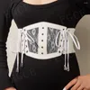 Cinture Moda Cintura femminile Sexy Imbracatura per il corpo Cintura per lingerie in pelle Goth Corsetto Vita Accessori per donna Abbigliamento gotico