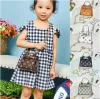 Kids Designer Handbags Fashion Little Girls Mini Princess Purses Cute PU Cross-body Circular Bags Children Christmas Gifts 5 styles supply