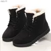 Botas de Mujer, Botas de nieve cálidas de invierno, botines de gamuza sintética para Mujer, zapatos de invierno para Mujer, Botas de Mujer, zapatos de felpa para Mujer WSH3132 L230704