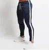 Herrträning avsmalnande joggar Tränar tröjor som kör byxor Asual Gym Workout Track Pants Bekväm Slim Fit With