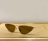 Cat Eye Sunglasses Silver Metal Frame Gray Lens for Women Men Summer Sunnies Gafas de Sol Sonnenbrille UV400 Wear with box