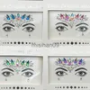 Autre Maquillage 3D Cristal Glitter Bijoux Autocollant De Tatouage Femmes Mode Visage Corps Gemmes Gypsy Festival Parure Maquillage Beauté Autocollants J230718