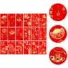 Emballage cadeau chine dessin animé rouge enveloppe Hongbao chanceux année chinoise enveloppes argent 2023