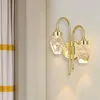 Wandleuchte SOFEINA Moderne Kristallleuchter LED Innenleuchte Gold Luxusdekorationen für Schlafzimmer Wohnzimmer Büro