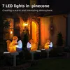 Garden Decorations Solar LED Light Outdoor Waterproof Owl Squirrel Animal Modeling Lawn Decoration Lighting 230717