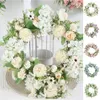 Decorative Flowers Dog Wreath Simulation Garland Door Decoration Ornaments Mori Colorful Window Wedding Pography Props Peony