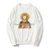 Sweats à capuche pour hommes jésus ne soyez pas une bite blague drôle sweat à capuche noir unisexe hommes pull polaire sweat Streetwear Harajuku