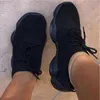 Dress Shoes Ladies Air Mesh Women Sneakers Sock Shoes Summer Breathable Platform Round Toe Casual Fashion Sport Lace Up Female Trainers L230717