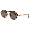 Zonnebril Unisex Retro Small Frame Ovaal Fashion Design Zonnebril Zomer Vintage Shades Brillen Dames