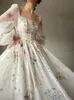 Grundläggande casual klänningar sommar kvinnor elegent fest prom midi tryck klänning kvinnlig mode franska retro prinsessan fancy kläder vestidos 230718