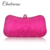 Evening Bags style Diamond Women Clutches Ladies Girl Party Wedding Purse Royal Pink HandBags Clutch Bag With Chain 230718