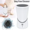 Automatic Dog Paw Cleaner with Soft Silicone Bristles Pet Paw Washer Cup with Towel Portable USB Charging Muddy Paw Cleaning Cup for Small and Medium Sized Dogs Cats