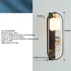 Lampada da parete OUFULA Ottone LED Modern Luxury Sconce Decorazione d'interni Camera da letto per la casa Comodino Soggiorno Corridoio Illuminazione