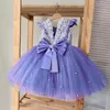 Kleinkind Mädchen Sommer Spitze Kleider Tutu Kleid Kinder Baby Kinder Elegante Hochzeit 1. Geburtstag Party Prinzessin Kleinkind Mädchen Kleidung