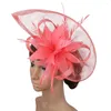 Boinas Senhoras Clássico Fascinator Chapéus Para Casamento Elegante Headpiece No Cabelo Noiva Acessórios Para Festas Femininas Headwear