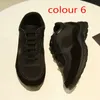 Casual Shoes Women Designer Shoes Travel Leather Man Lace-Up Fashion Lady Flat Running Trainers Letters Woman Shoes Platform Men Gym Sneakers Storlek 35-42-45 med låda