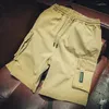 Shorts pour hommes poche lâche travail marque de mode décontracté grand pantalon cinq pièces Style mince pour l'été